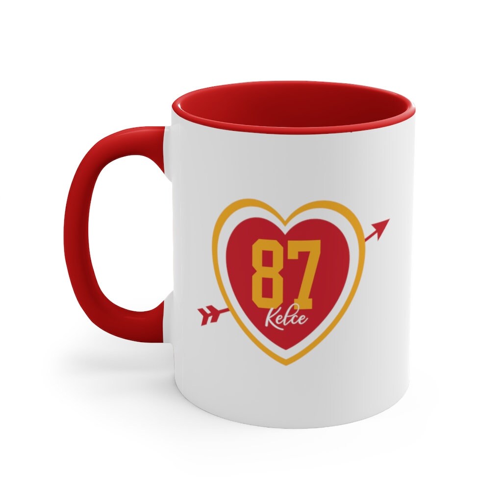 KC Chiefs Travis Kelce Boyfriend Coffee Mug | Kansas City Tailgate Fans Coffee Lover Gift