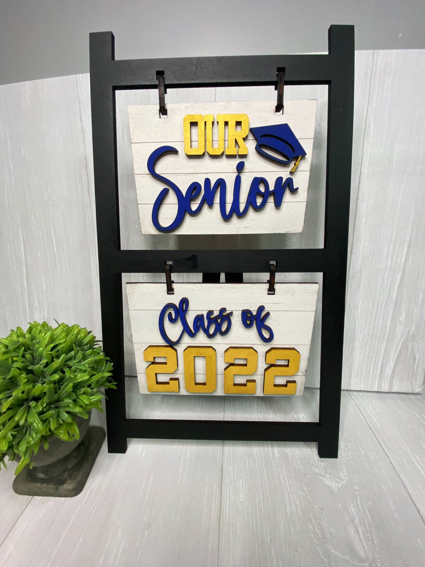 Class of 2025 Graduation Senior Photo Frame Grad Party Welcome Sign