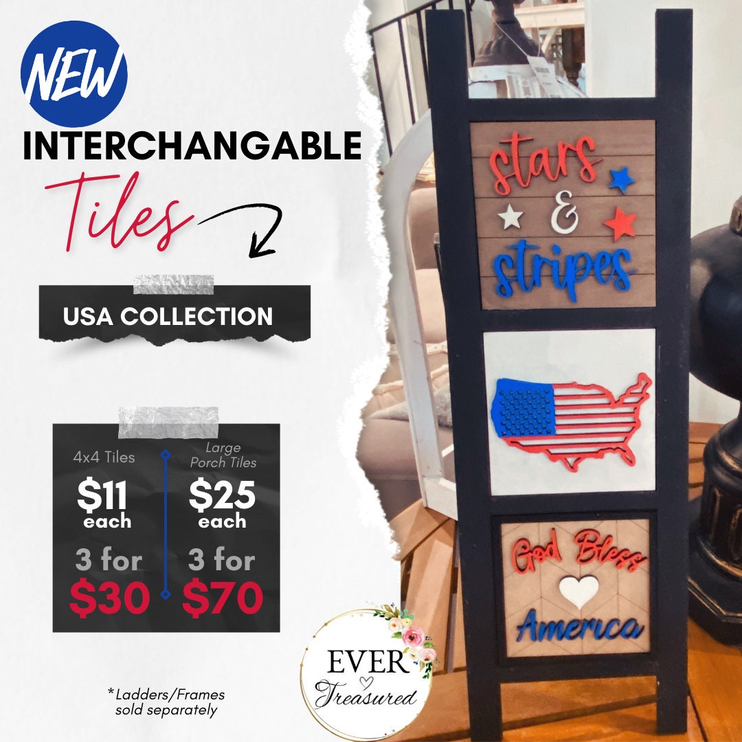 USA Interchangeable Tiles