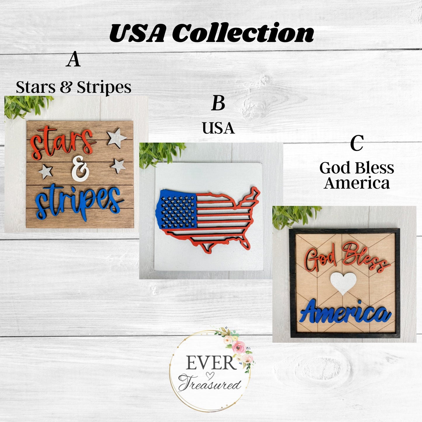 USA Interchangeable Tiles