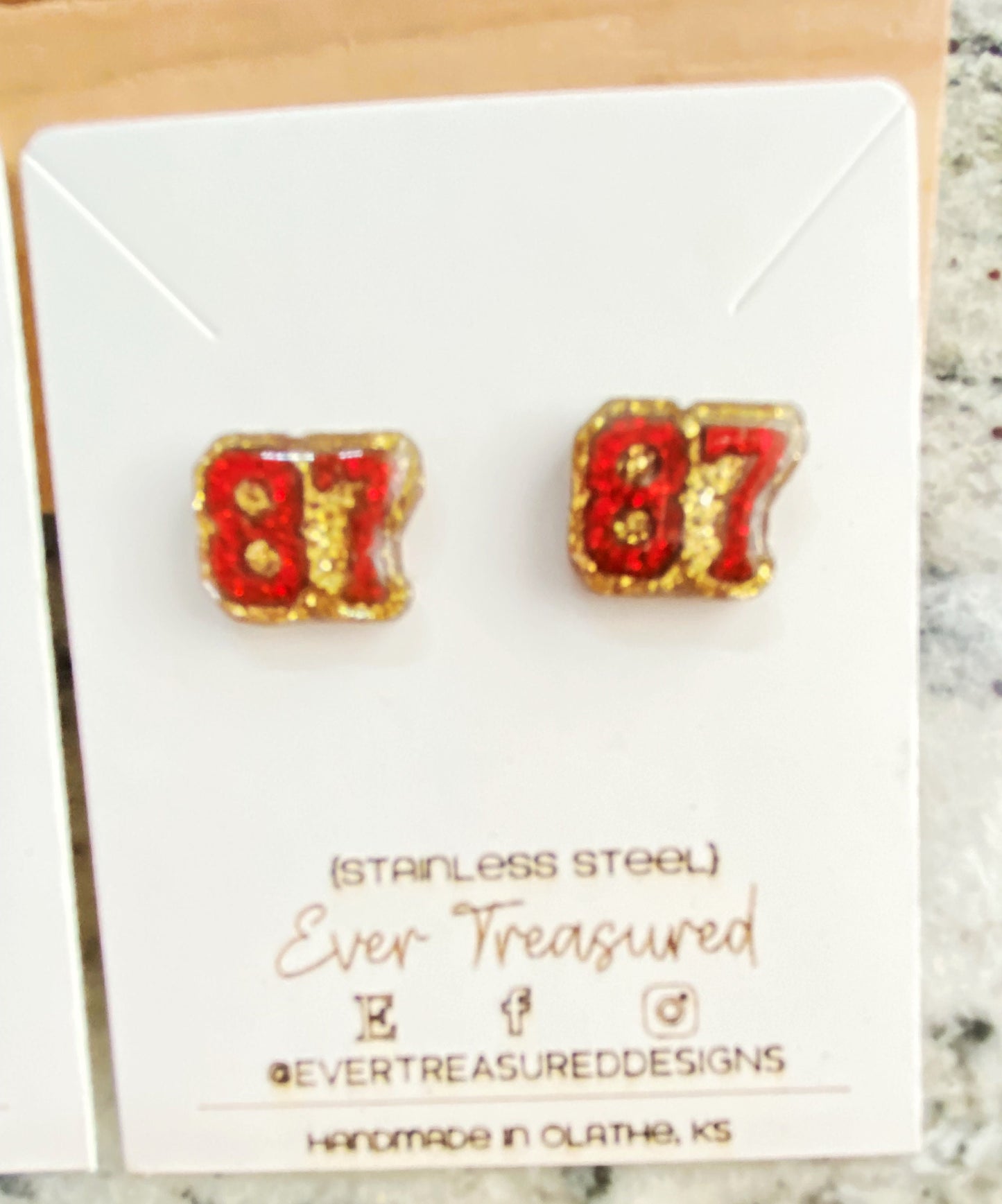 Chiefs Player Earrings  - Mahomes, Kelce, Pacheco