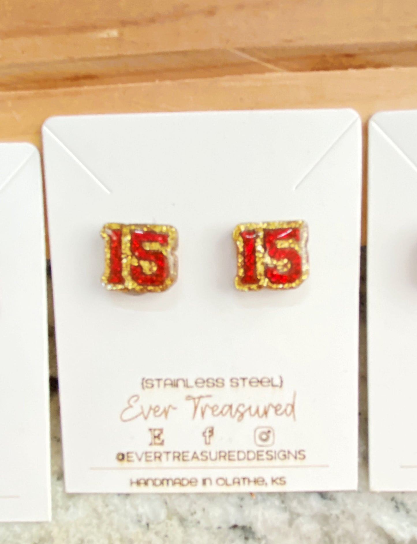 Chiefs Player Earrings  - Mahomes, Kelce, Pacheco