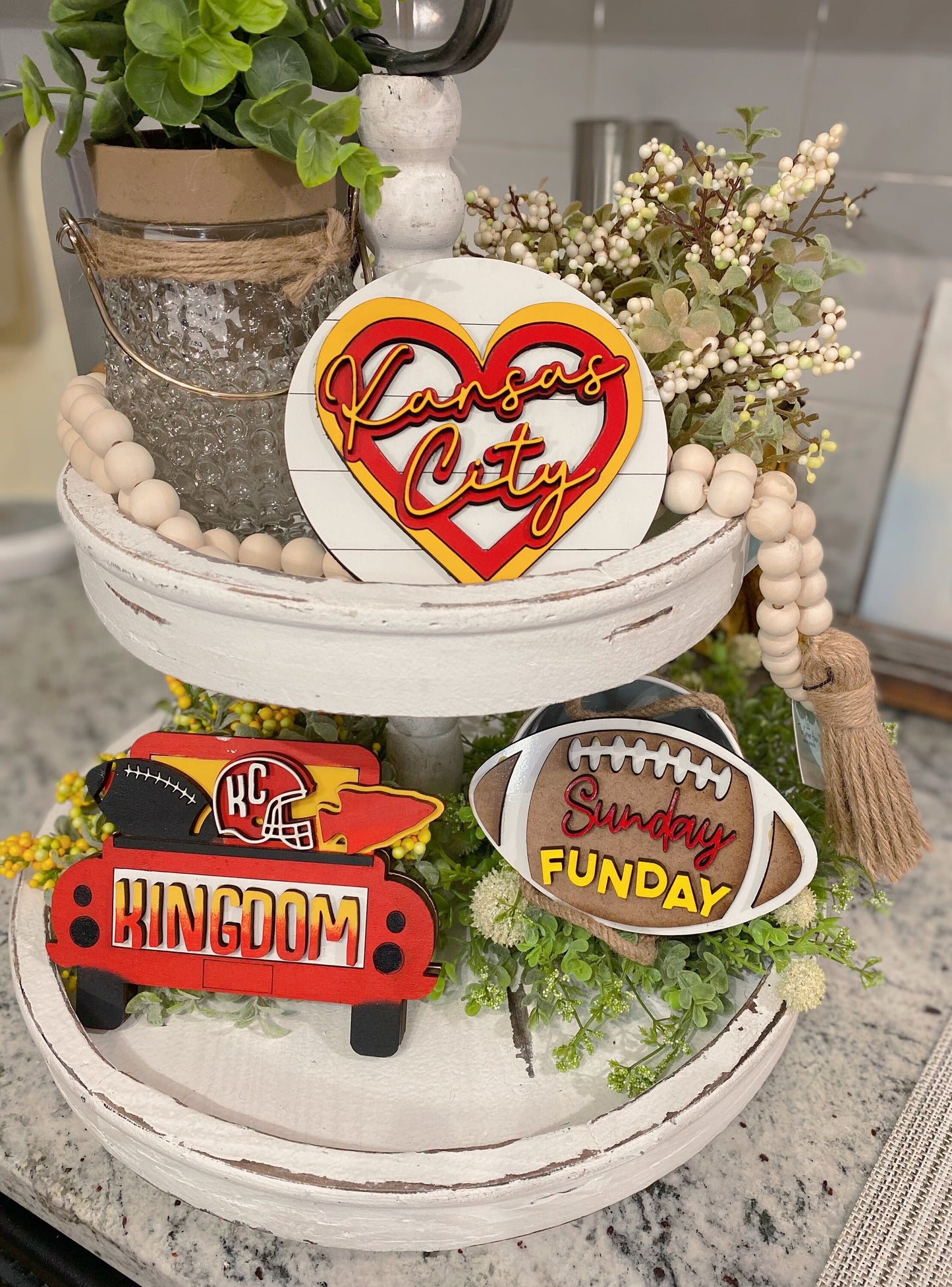 Chiefs Kingdom Tiered Tray Collection