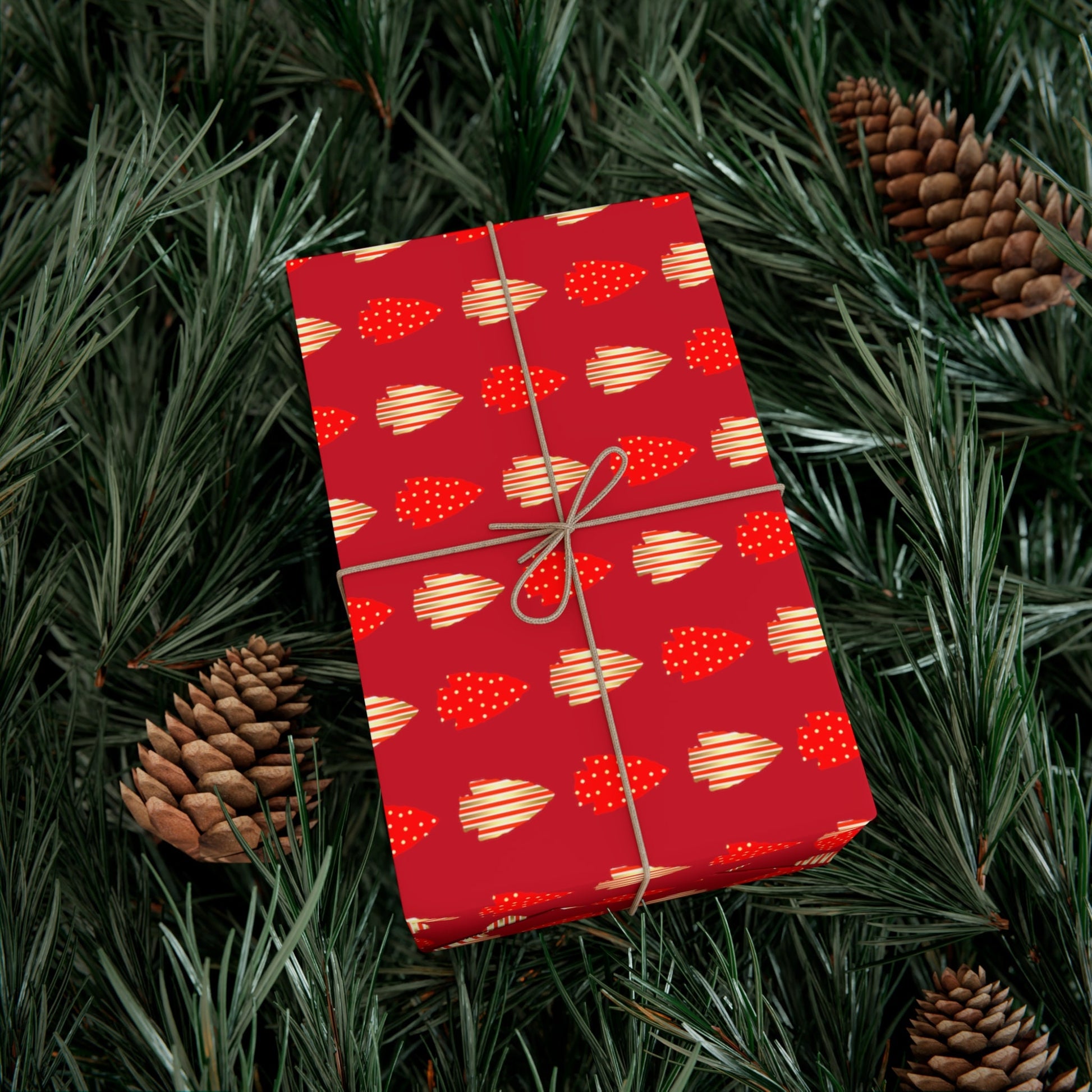 KC Chiefs Arrowhead Gift Wrapping Paper Football Christmas Birthday Sports Gift Wrap Kelce Mahomes Red Kingdom Fan Gift